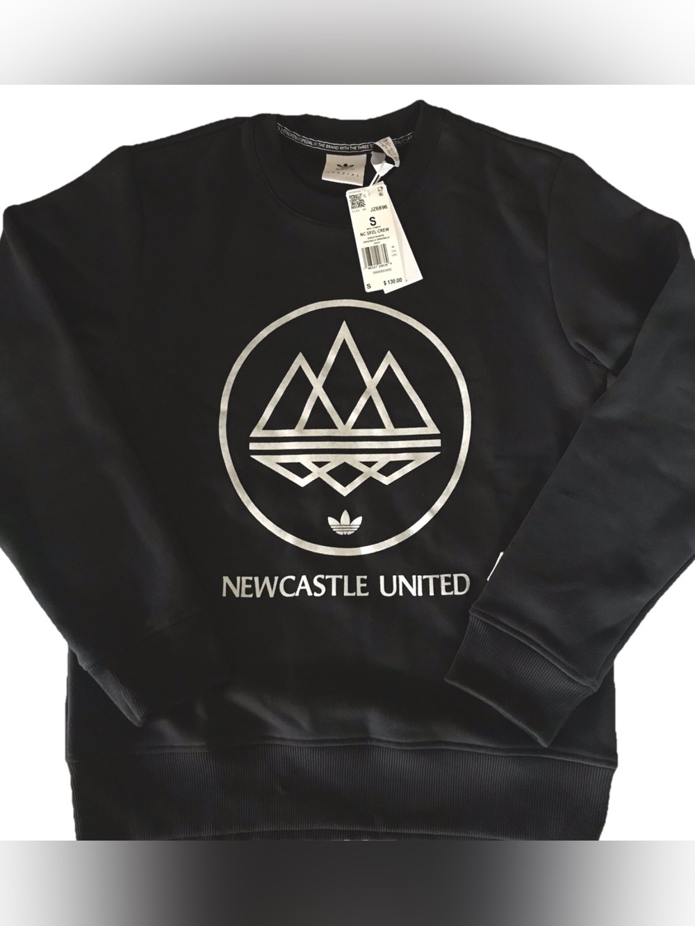 Adidas Men’s New Castle United SPZL F.C. Crewneck Sweatshirt Size small - Picture 4 of 6